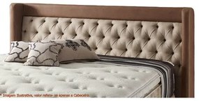 Cabeceira Botonê Loi  Bege com Couríssimo Casal 1,68cm  - 49410 Sun House