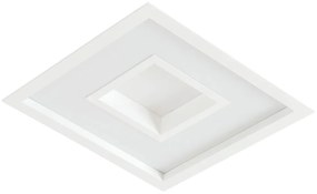 Embutido Meg 38X38Cm Led 24,4W Bivolt | Usina 19035/38 (FN-F - Fendi Fosco, 4000k)