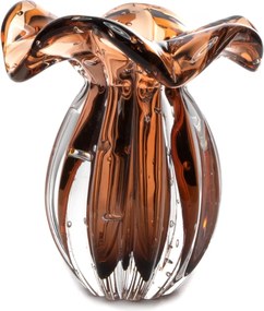 Vaso Murano Trouxinha Enns PP - Garnet  Garnet