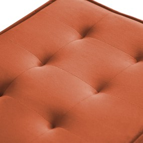 Puff Decorativo Coímbra 60x80 Suede Telha