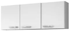 Armário Aéreo Parma 150cm 3 Portas Branco - Lumil Móveis
