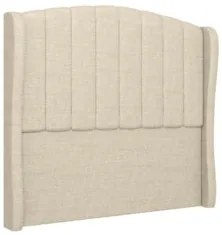 Cabeceira Casal Cama Box 140cm Glenda Z04 Linho Bege - Mpozenato