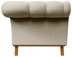 Sofá para Sala de Estar 150cm 1 Lugar Base Madeira Império C-107 Linho