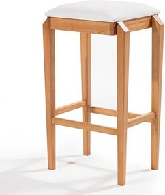 Banqueta Sem Encosto Zara Assento Areia Madeira Mel - 78504 Sun House
