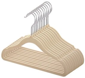 Kit 100 Cabides De Veludo Infantil Ultrafino Leves - 028