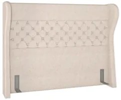 Cabeceira Cama Box Casal 140cm Trinidad Z37 Linho Cru - Mpozenato