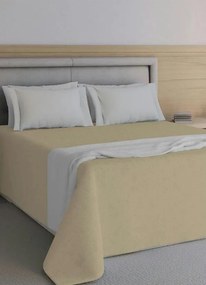 Jogo de Colcha Piquet Marrom Casal 3 Peças