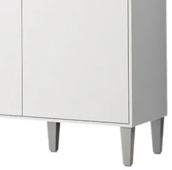 Armário de Cozinha Compacta 160cm 5 Portas Isabel Branco    - AJL Móve