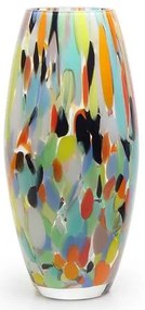 Vaso Oliva G Multicor Colorido Murano Cristais Cadoro