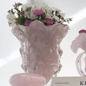 Vaso em Murano Huaraz P  Jade Rosa