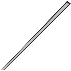 Perfil De Embutir Aluminio Para Fita Led 1M Stick Flat G - PRETO