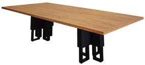 Mesa Amazonas Retangular 2000 - Misto Laminado Cinamomo / Laca Kleiner