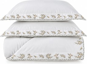 Colcha c/ Porta Travesseiros Trussardi Cetim 300 Fios Zagara - Queen  Queen