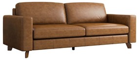 Sofá Decorativo 220cm Moscou PU Sintético Caramelo G52 - Gran Belo
