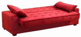 Sofá Cama 3 Lugares Speciale Montana Suede Pena Vinho D'Rossi