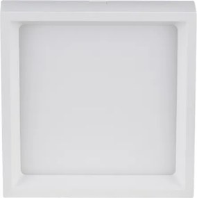 Plafon Led Sobrepor Branco Quadrado 17w 120° 3000k Deep
