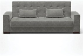 Sofá Cama Casal 3 Lugares 210cm Lisboa Suede Grafite  D03 - D'Rossi
