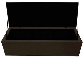 Calçadeira Copenhague 160 cm Queen Size Corano Marrom - ADJ Decor