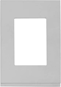 Placa Suporte 4X2 3 Postos Vertical Branco Orion Class