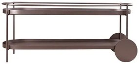 Aparador Niall Laca Fendi Base Metalizada Grafite 180cm - 77088 Sun House