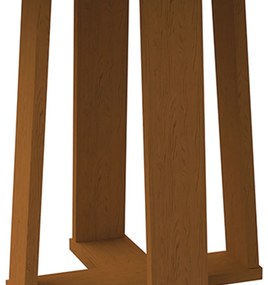 Mesa de Jantar Leka 100 cm Off White Base Ypê - D'Rossi