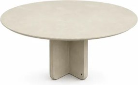 Mesa de Jantar Urban Redonda Concreto Cinza Claro