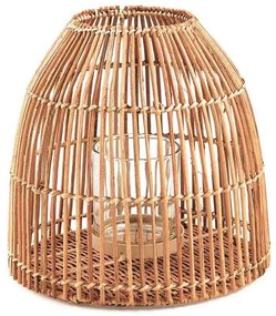 Lanterna Decorativa em Rattan 30x26 cm - D'Rossi