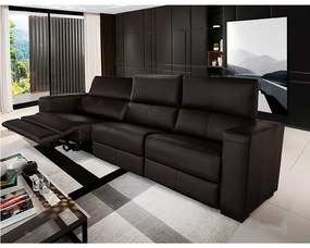 Sofá de Couro Elétrico e Modulado Hanói - 263cm
