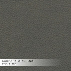 Kit 2 Poltronas Decorativa Sala de Estar Pés Palito Lubbock Couro Fendi G58 - Gran Belo