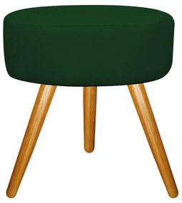 Kit 02 Puffs Sofia Palito Mel Suede Verde - ADJ Decor