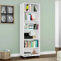 Estante Livreiro 6 Prateleiras Office Branco - Móveis Leão