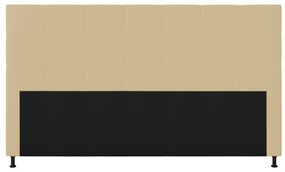 Cabeceira Stambul Para Cama Box King 195 cm Corino - D'Rossi - Bege