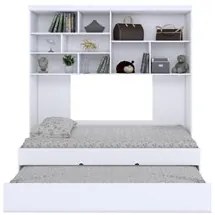 Quarto Infantil Modulado 2 Portas Com Bicama Chiara Branco - Phoenix