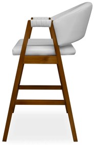 Banqueta Decorativa Suellen Couríssimo Branco