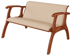Sofá Namoradeira 2 Lugares Barcelona - Wood Prime LL 33044