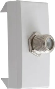 M&amp;#xF3;dulo Tomada Para Antena De Tv Branco Inova Pro