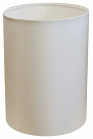 Cúpula Abajur Cilíndrica Cp-7004 Ø15x25cm Branco
