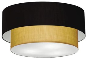 Plafon Para Banheiro Cilíndrico SB-3062 Cúpula Cor Preto Palha