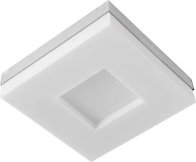 Plafon Led Sobrepor Quadrado Branco 9W 1125Lm Asturias - LED BRANCO QUENTE (3000K)