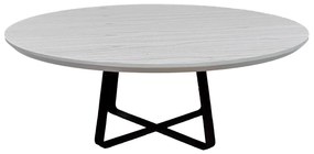 Mesa Apoio Contemporâneo Tátio 900 - Lâmina Branco Escovado Kleiner