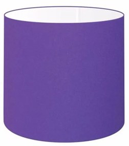 Cúpula Abajur Cilíndrica Cp-8005 Ø18x18cm Roxo