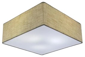 Plafon Para Banheiro Quadrado SB-3000 Cúpula Cor Rústico Bege