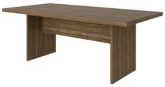 Mesa Escritório Reunião 200x71x100 cm ME4119 Nogal - Tecno Mobili