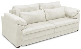 Sofá Retrátil Elétrico Sala de Estar Nolan Bipartido 175cm Conforto Premium em Couro Branco Manchado G58 - Gran Belo