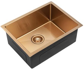 Cuba de Cozinha Inox Retangular 54x41 cm (Kyoto Rosé Gold)