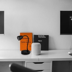 Luminaria De Mesa Led Abs 4W 3000K Focus - PRETO