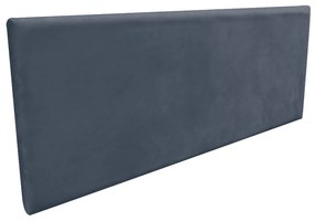 Cabeceira Casal Queen Cama Box 160cm Painel Clean Suede M11 - D'Rossi - Azul Marinho