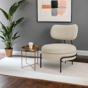 Kit 2 Poltronas Decorativas Luxo Moderna Sala de Estar Recepção Mimo Bouclé
