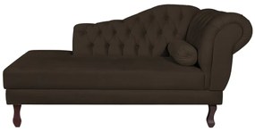Recamier Diana 185cm Lado Esquerdo Corano Marrom - ADJ Decor