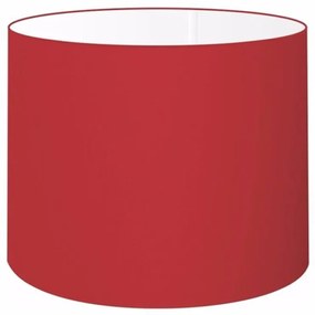 Cúpula em tecido cilíndrica abajur luminária cp-4099 40x25cm bordo